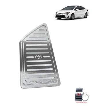 Imagem de Descanso De Pé Aço Inox Toyota Corolla Gli 2020 Prata