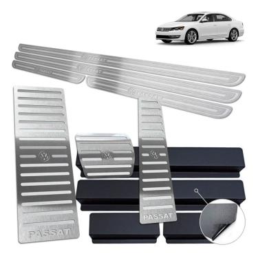 Imagem de Descanso + Pedaleira + Soleiras Passat 2011 a 2015 Prata BR