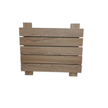 Imagem de painel canaletado modular 50x50 cm madeirado