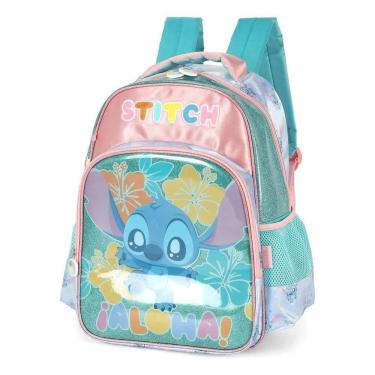 Imagem de Mochila Com Alça Para Costas Stitch Scrump Turquesa - Luxcel
