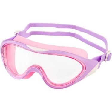 Imagem de Máscara Natação Esportiva Nado Piscina Mar Rio Wide Vision Proteção UV Anti Fog Poker 13240