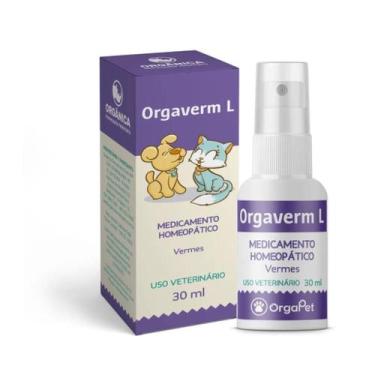 Imagem de Orgapet OrgavermL 30ml Homeopático para Controle e Prevenção de Vermin