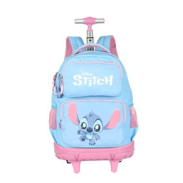 Imagem de Mochila Escolar Rodinhas Stitch Disney Meninas Juvenil