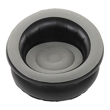 Imagem de Sofá Inflável Srliya Cinza Ultra Macio 78 x 75 cm