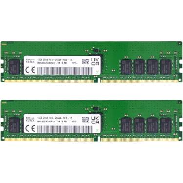 Imagem de Timetec Hynix IC 32GB KIT (2x16GB) DDR4 2666MHz PC4-21300 Registered ECC 1.2V CL19 1Rx4 Single Rank 288 Pin RDIMM Server Memory RAM Module Upgrade (32GB KIT (2x16GB))
