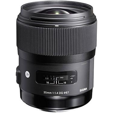 Imagem de Sigma Lente 35 mm F1.4 Art DG HSM para Nikon, preta, 3,7 x 3,03 x 3,03 (340306)