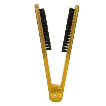 Imagem de Cryfokt Pente Antiestático para Alisamento de Cabelo para um Estilo Requintado, Ferramenta Ergonômica de Cabeleireiro para Uso Diário - Roxo (Amarelo)