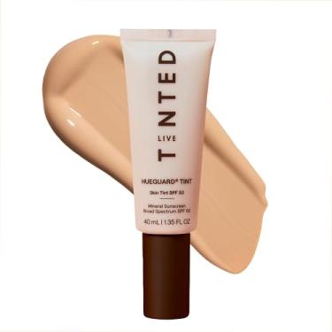 Imagem de Live Tinted Hueguard Skin Tint Fps 50 - Protetor Solar Mineral Com Cor, Cobertura Leve A Média, Com Acabamento Hidratante E Radiante - Resistente À Água E Ao Suor, 1,35 Fl Oz - Tom 10