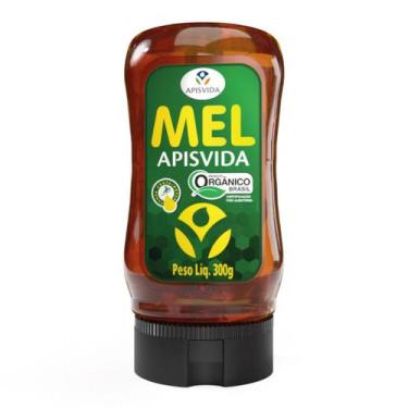 Imagem de APISVIDA Mel Orgânico Bisnaga 300g com CortaGotas  Certificação Orgâni