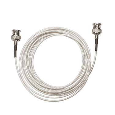 Imagem de MOKOSE 3G HD-SDI Cabos 75 Ohm SDI BNC macho banhado a prata cabo coaxial, BNC para BNC para MOKOSE USH3001, 3M (White)