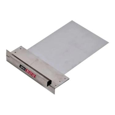 Imagem de Registro Regulador Fumaça Chaminé Forno Fogão À Lenha Inox