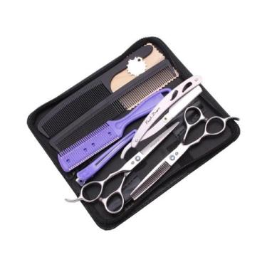 Imagem de Tesoura De Cabeleireiro Profissional De 6 Polegadas Para Barbeiro, Tes