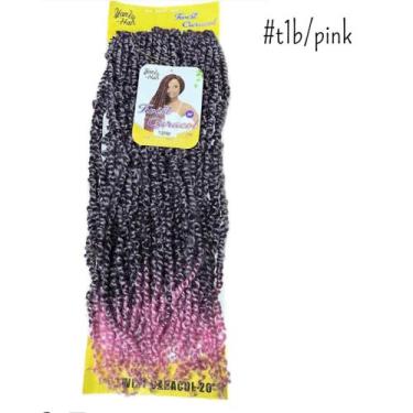 Imagem de Cabelo Para Crochet Braid Estilo Caracol Pre Looped 300g - mhair, t1b/