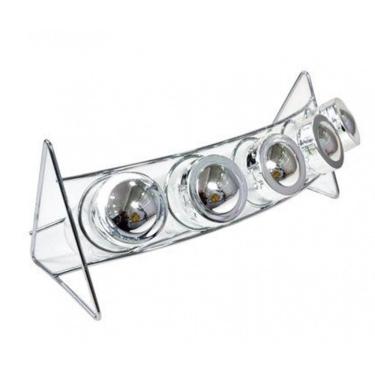 Imagem de Porta Condimento De Vidro 5 Potes e Suporte Wellmix