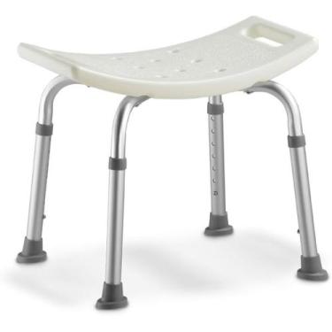 Imagem de Banqueta Cadeira de Banho Higiênica D1 para Idoso até 135Kg - Dellamed