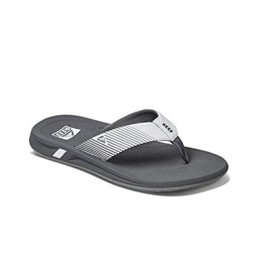 Imagem de Reef Chinelo masculino casual fashion, para pais, feminino 10, Grey White, 8