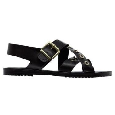Imagem de Sandália Rasteira Feminina Moleca 5555.203 Preta-Feminino