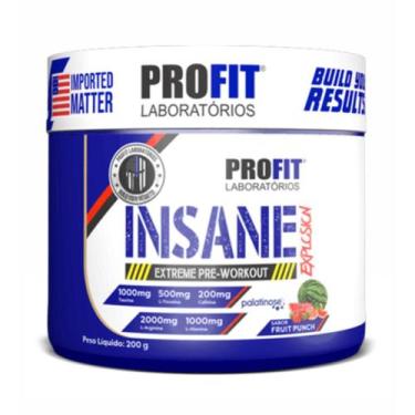 Imagem de Insane Explosion Extreme Pré Treino 200Gr Profit - Profit Labs, Fruit 