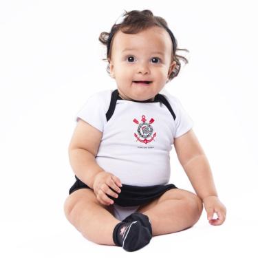 Imagem de Kit Bebê Corinthians 3 Peças Menina Torcida Baby