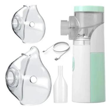 Imagem de Nebulizador Portátil Ultrassônico Silencioso Inalador USB - MESH NEBUL