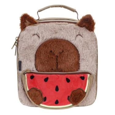 Imagem de Lancheira Capivara Pelúcia Fuzzy Dermiwil - Container KIDS