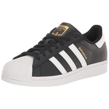Imagem de adidas Originals Superstar masculino, Preto/Branco/Preto, 11.5