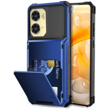 Imagem de Capa para celular COOYA Moto G Stylus 2024 Wallet Blue