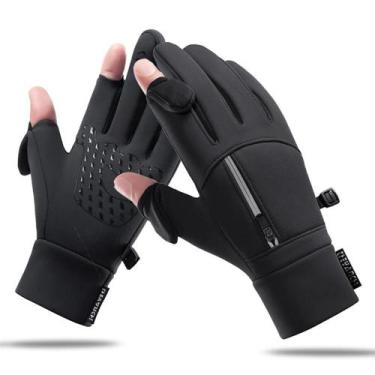 Imagem de Luvas Masculinas de Inverno - Quentes, à Prova d'Água e Vento, com Tel