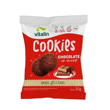 Imagem de Cookie de Amaranto com Cacau Vitalin Sem Glúten 30g