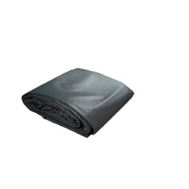 Imagem de Lona PVC Emborrachada para Caminhão, Preta, Antichamas, 3x4 Metros, 500 Micras, Cobertura Vinil