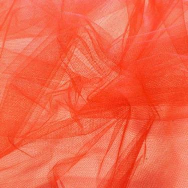 Imagem de 6 Metros Tecido Tule 100% Poliéster 1,20 Mt Vermelho Tomate - Tecidosm