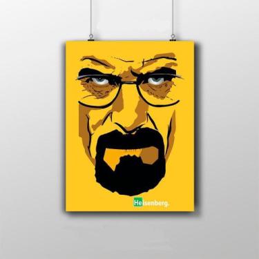 Imagem de Placa Decorativa Heisenberg Rosto - Breaking Bad - Nerdecs