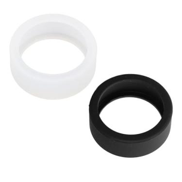 Imagem de Generic Capa Protetora de Anel Inteligente Fino e Leve, Material de Silicone Flexível, Adequado para a Pele, Preto e Branco (#11)