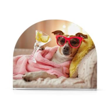 Imagem de Porta-guardanapos de cachorro nobre engraçado para mesas, porta-guardanapos de Halloween para cozinha, porta-guardanapos de mesa, porta-guardanapos de coquetel, porta-guardanapos de papel634