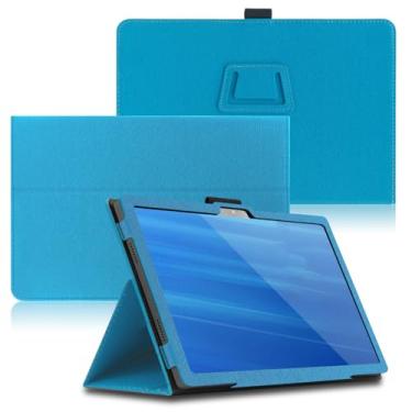 Imagem de Keihok Capa para tablet Wacom MovinkPad Pro 14 de 14 polegadas com alça de mão e suporte para lápis, capa dobrável com suporte dobrável para Wacom MovinkPad Pro 14. (azul celeste)