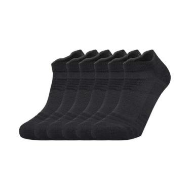 Imagem de Meias Esportivas Curtas Unissex 3 Pares Para Corrida Basquete Uso Casu
