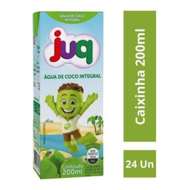 Imagem de Água De Coco Integral Juq 200ml Caixa C/24 Un