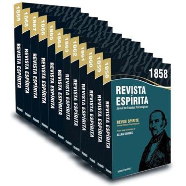 Imagem de Coleção Revista Espírita - 1858 a 1869 - 12 Volumes - EDICEL