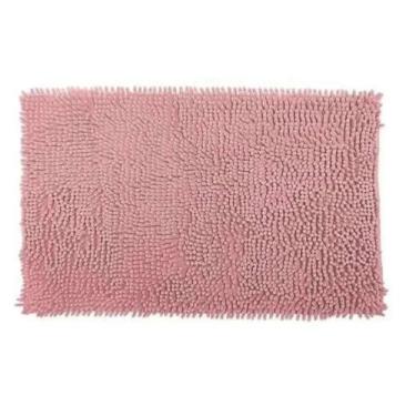 Imagem de Tapete de Bolinha Microfibra Antiderrapante 38x58 Rozac, Goiaba