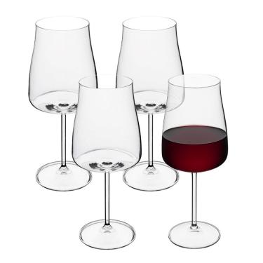 Imagem de Jogo 4 Taça De Vinho De Cristal Ecológico Alex 400ml Wolff