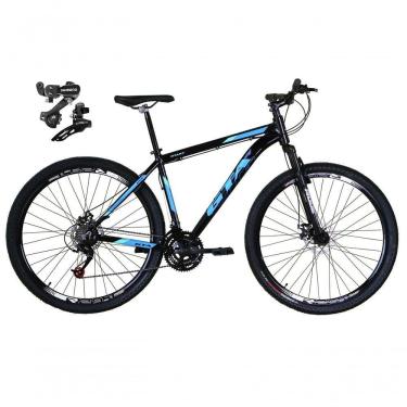 Imagem de Bicicleta Aro 29 Gta Start Câmbios Shimano 21v Freio A Disco Mountain Bike Alumínio preto-Azul Tam: 19