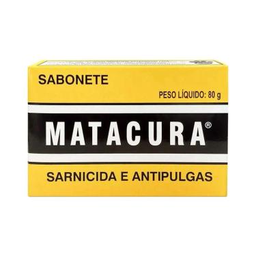 Imagem de Sabonete Sarnicida Para Piolhos Pulgas Sarnas Matacura 80g