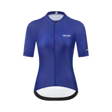 Imagem de Camisa De Ciclismo Feminina De Manga Curta Raudax Racing Top Roupas De