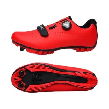 Imagem de Tênis De Ciclismo Unissex SPD Para Montanha E Estrada, Sneakers Planos