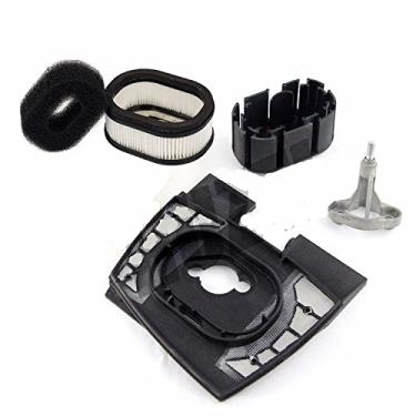 Imagem de shuihuo FLANGE DE BASE DE FILTRO DE BAFFLE DE FILTRO DE AR HD compatível com STIHL 066 MS660 MS650 Serra de corrente