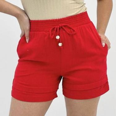 Imagem de Shorts Endless Curto em Tecido Feminino-Feminino