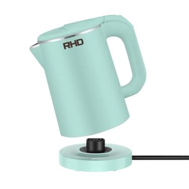 Imagem de RHD Chaleira Elétrica Pequena de 0,8 L para Água Fervente, Aço Inoxidável, 1000 W, Desligamento Automático, Proteção Contra Fervura Seca, Perfeita