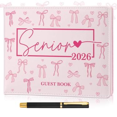 Imagem de Patelai Livro de Visitas de Reunião de Classe com Caneta Reunindo Decorações de Lembrança Faculdade Ensino Médio Assine e Escreva Mensagens, 112 Páginas (Senior 2026)