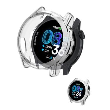 Imagem de Capa para COROS PACE 4, capa NOUKAJU Smartwatch TPU, fácil de instalar, à prova de quedas, macia, capa protetora para smartwatch COROS PACE 4 (transparente)