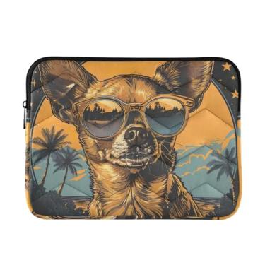 Imagem de Linda capa protetora para laptop Chihuahua durável, bolsa de viagem para laptop, bolsa fina para laptop para mulheres de 13 a 14 polegadas